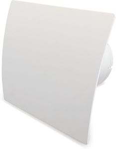 Pro-Design badkamer/toilet ventilator - STANDAARD (KW100) - Ø100mm - kunststof - wit