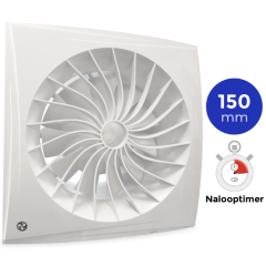 Badkamerventilator Blauberg Sileo - Ø 150mm - 2-standen - MET TIMER (SILEO150T) Badkamerventilator Blauberg Sileo - Ø 150mm - 2-standen - MET TIMER (SILEO150T)