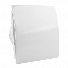 Whisper Pro-Design badkamerventilator - Ø125mm - aan/uit - gebogen kunststof - wit Whisper Pro-Design badkamerventilator - Ø125mm - aan/uit - gebogen kunststof - wit