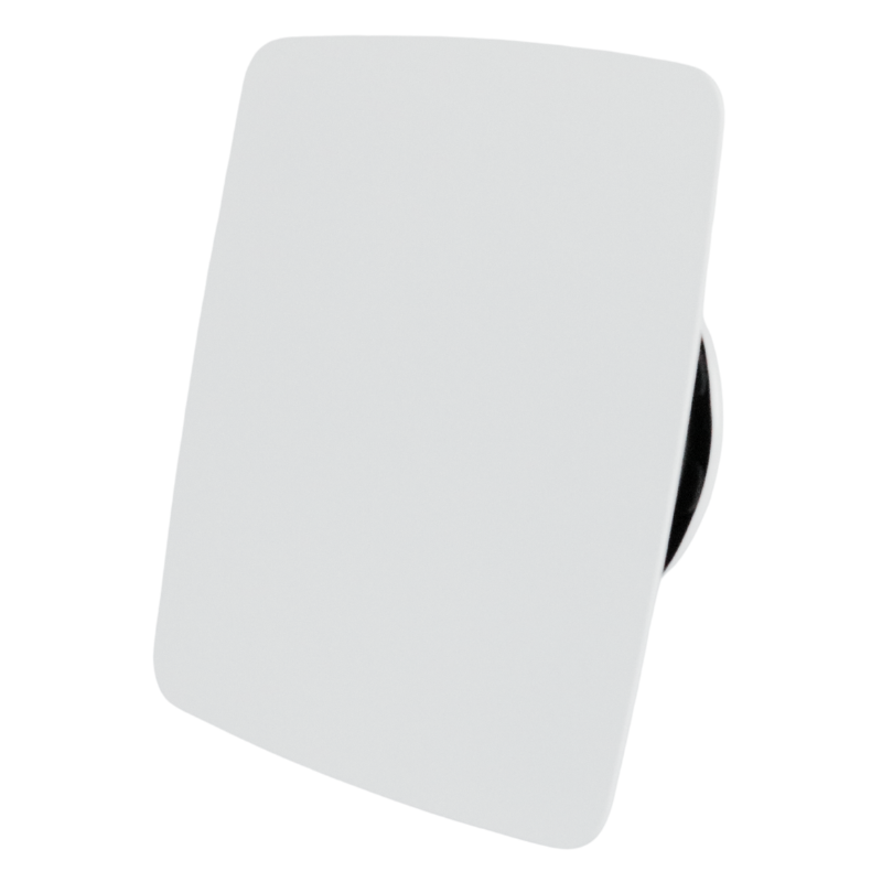 Duco Ducovent Design Afgerond Vierkant Ventilatieventiel Wit 125 Mm Ral9016