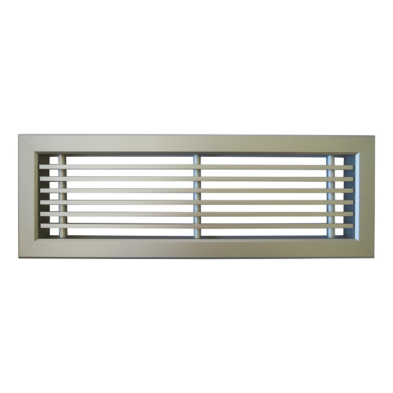 Vloerrooster 350 X 100 Mm - Luxe Lijn - Aluminium