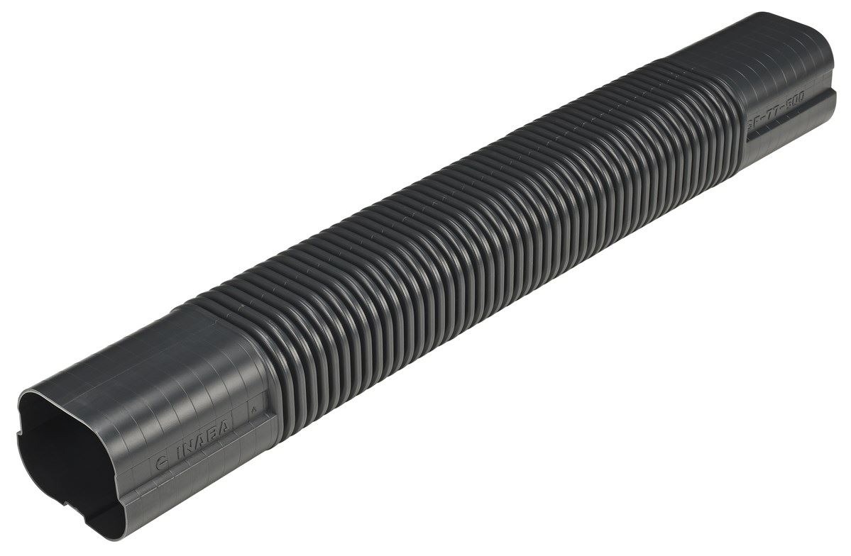 Airco Flexibele Goot - Lengte 500mm - Antraciet (sf-77-500-a)