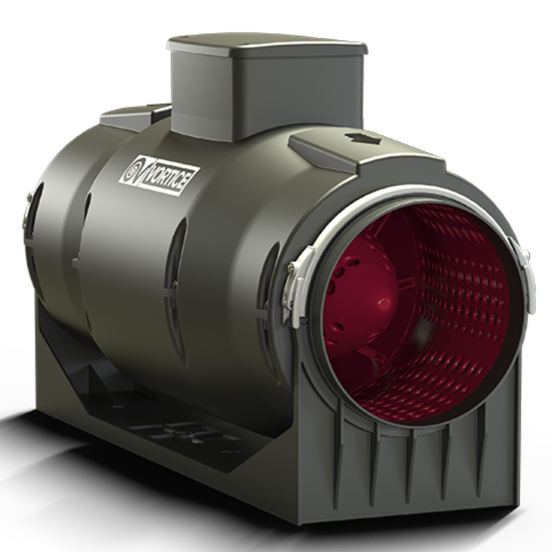 Vortice Buisventilator Lineo 160t 'quiet' - Aansluiting 160mm - 3 Standen Met Nalooptimer