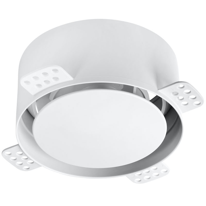 Noshow Instucbaar Designventiel 125mm - Low Volume - Wit