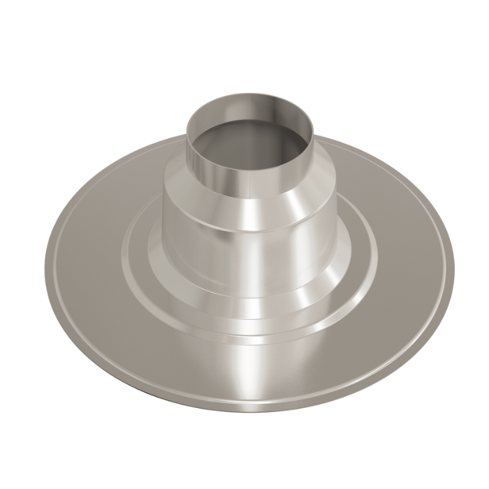 Plakplaat Voor Multivent 131/5v Ventilatiepijp - Plat Dak (0146233)
