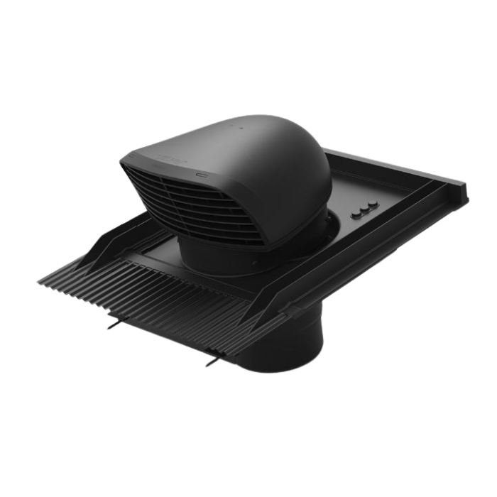 Renson Design Dakdoorvoer 180/200mm - Universeel Voor Schuin Dak - Zwart
