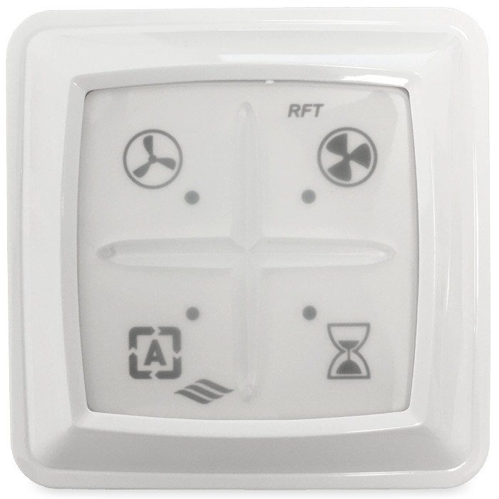 Itho Rft Auto Draadloze Afstandsbediening Wit Voor Cve-s Woonhuisventilatoren (536-0150)