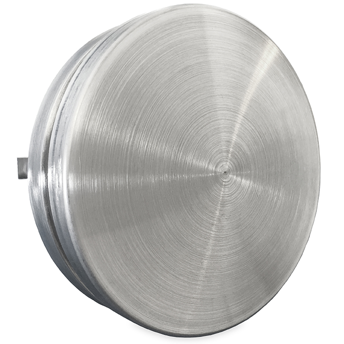 Toevoerventiel Aansluitdiameter 125mm - Geborsteld Rvs