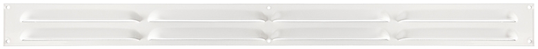 Aluminium Schoepenrooster Opbouw 500 X 40mm - Wit (1-5004w)