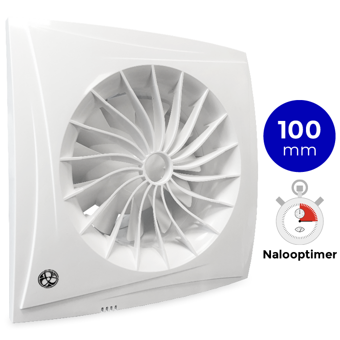 Badkamerventilator Blauberg Sileo - Ø 100mm - Met Timer (sileo100t) afbeelding