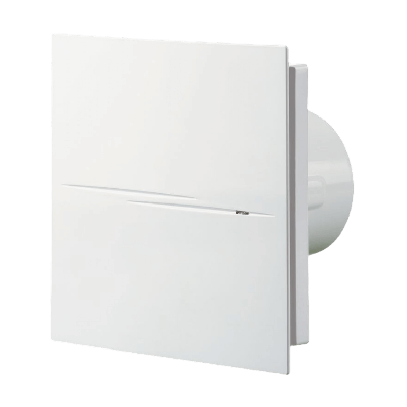 Design Badkamer Ventilator Blauberg Sileo - Ø 100mm - Met Timer + Vochtsensor