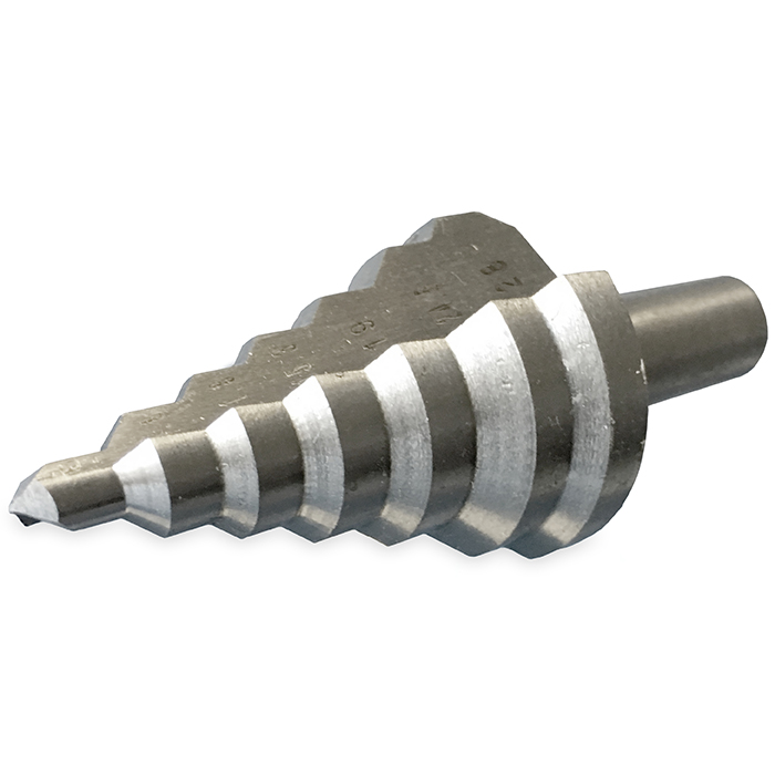 Stappenboor, Hss-s, Geslepen, Blank (dikte 6-30mm)