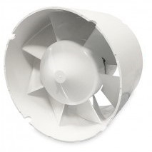 Blauberg Tubo125-t Inschuif-buisventilator - 195 M3/h - Voor In Kanaal 125mm - Met Timer