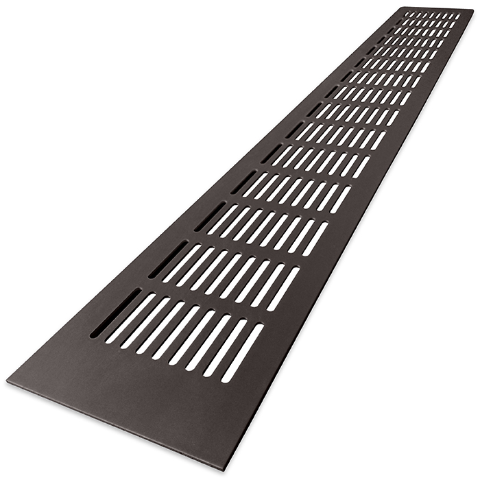 Ventilatiestrip Aluminium Lxh 500 X 60mm (g61-5006b) Bruin Ral8022