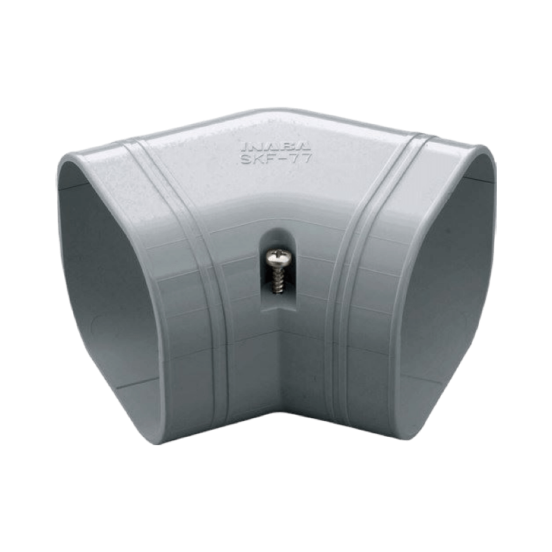 Airco Vlakke Bocht 45 Graden - Grijs (skf-77-g)
