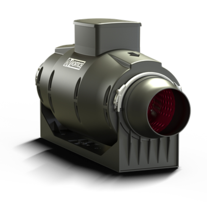 Vortice Buisventilator Lineo 100 &apos;quiet&apos; - Aansluiting 100mm - 3 Standen Aan/uit