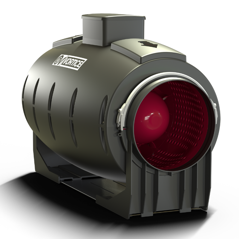 Vortice Buisventilator Lineo 200 &apos;quiet&apos; - Aansluiting 200mm - 3 Standen Aan/uit